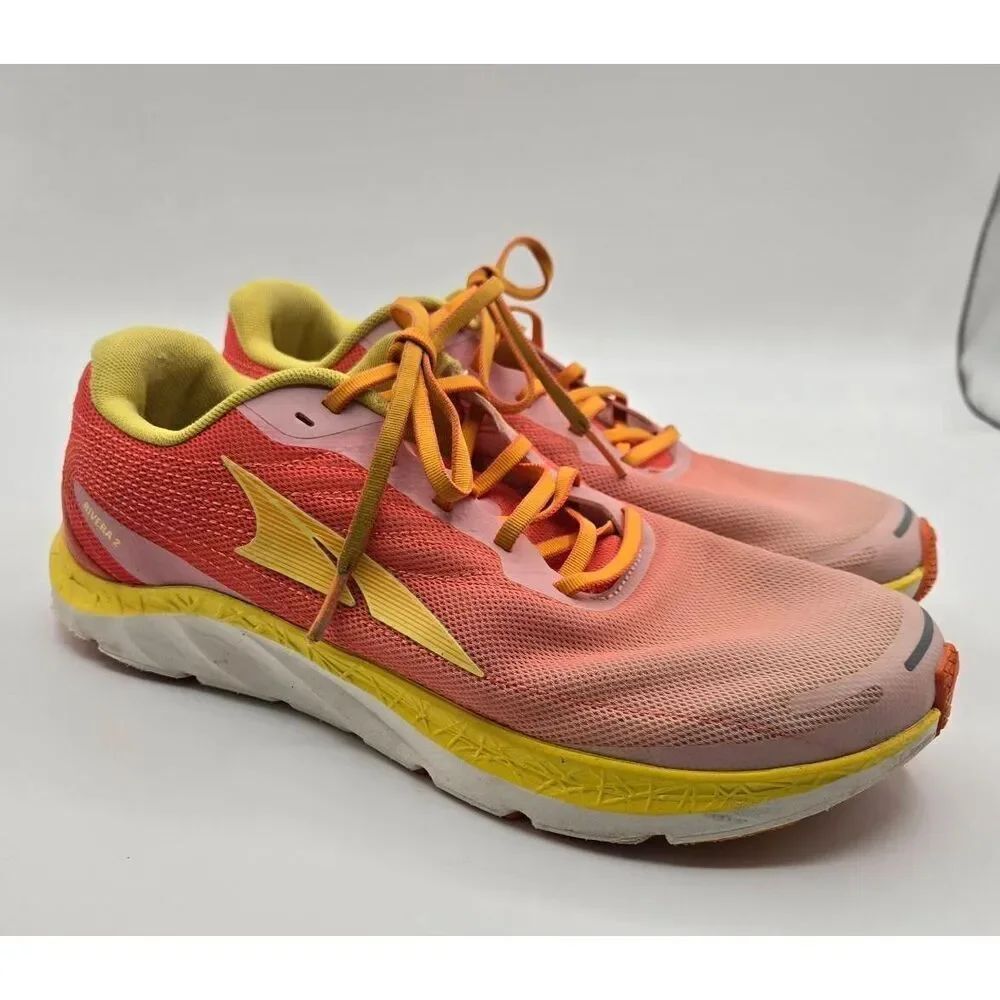 ALTRA Women's Rivera 2 Running Shoe Size 9.5 Coral AL0A5489662